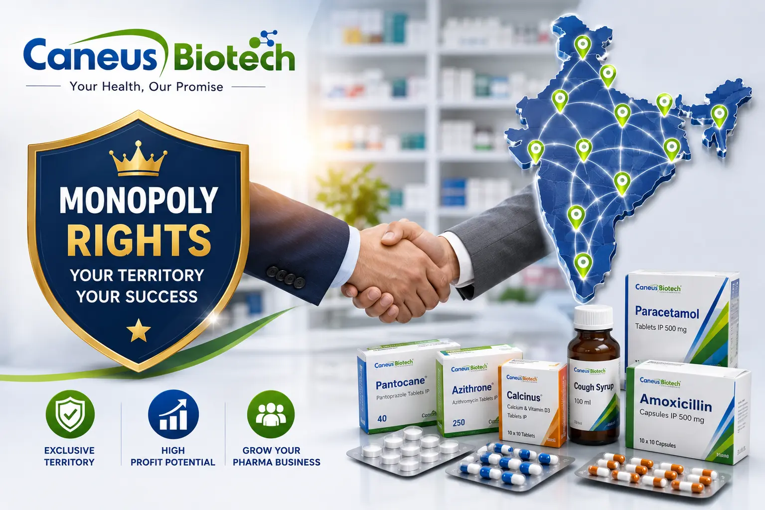 Monopoly Pharma Franchise Company in India