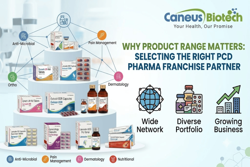 Why Product Range Matters When Choosing a PCD Pharma Franchise Company