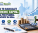 How to Calculate Working Capital for a PCD Pharma Franchise in India